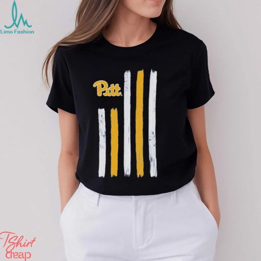 Pittsburgh Panthers Brushstroke flag 4th of July 2024 shirt