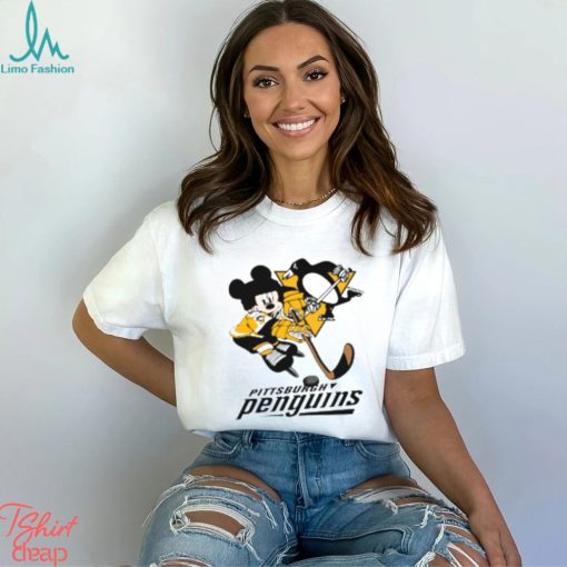 Pittsburgh Penguins Mickey Mouse Disney T Shirt
