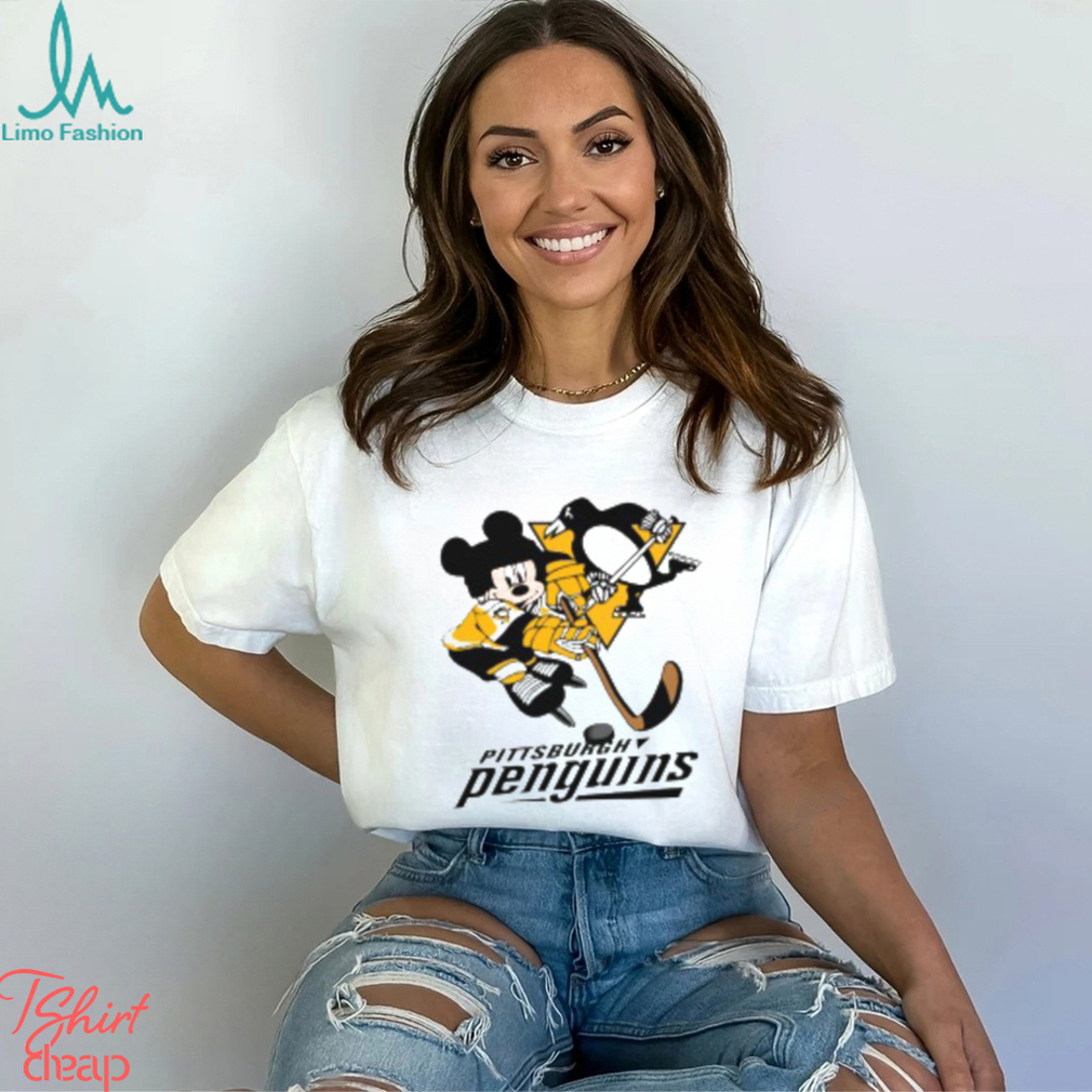 Pittsburgh Penguins Mickey Mouse Disney T Shirt Pittsburgh Penguins Mickey Mouse Disney T Shirt