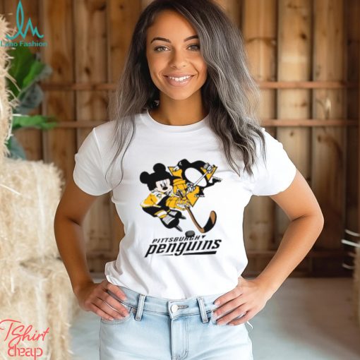 Pittsburgh Penguins Mickey Mouse Disney T Shirt