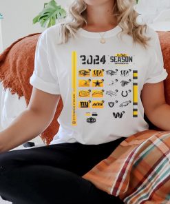 Pittsburgh Steelers 2024 NFL Season Schedule T Shirt