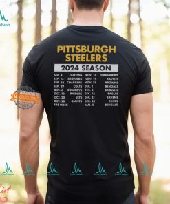 Pittsburgh Steelers Complete Schedule 2024 Shirt