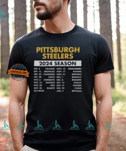 Pittsburgh Steelers Complete Schedule 2024 Shirt