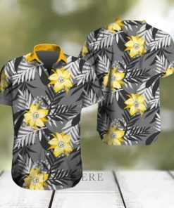 Pittsburgh Steelers Hawaiian Tracksuit Floral Outfits Button Shirt Beach Shorts