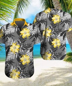 Pittsburgh Steelers Hawaiian Tracksuit Floral Outfits Button Shirt Beach Shorts