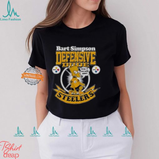 Pittsburgh Steelers Nfl Bart Simpson Defensive Dude 2024 T shirt