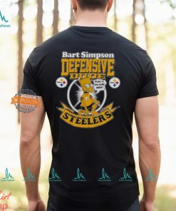 Pittsburgh Steelers Nfl Bart Simpson Defensive Dude 2024 T shirt