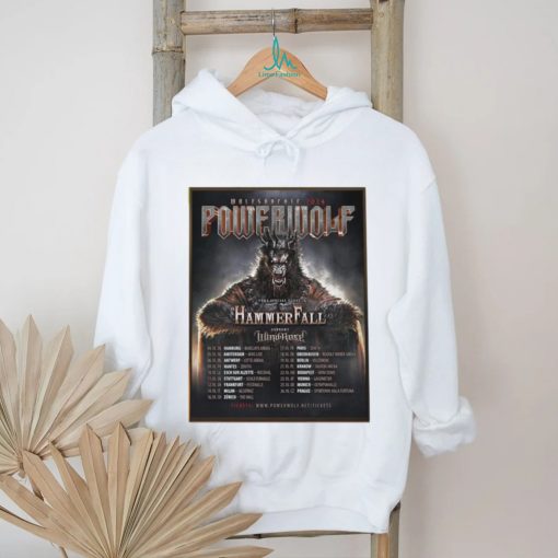 Powerwolf wolfsnachte 2024 with very special guest hammer fall home decor poster shirt