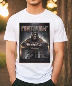 Powerwolf wolfsnachte 2024 with very special guest hammer fall home decor poster shirt