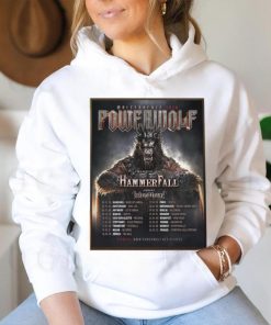 Powerwolf wolfsnachte 2024 with very special guest hammer fall home decor poster shirt