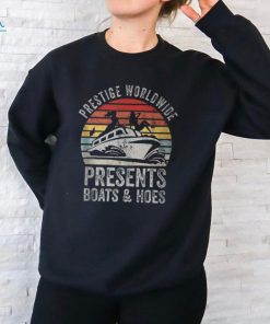 Prestige Worldwide Presents Boats And Hoes Party Boat T Shirt