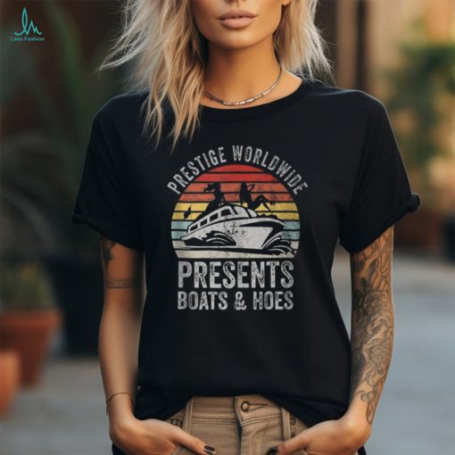 Prestige Worldwide Presents Boats And Hoes Party Boat T Shirt