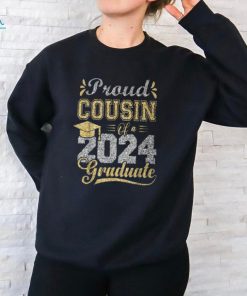 Proud Cousin Of A 2024 Graduate Graduation Senior 2024 T Shirt