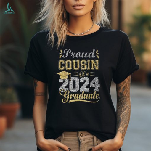 Proud Cousin Of A 2024 Graduate Graduation Senior 2024 T Shirt