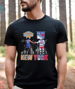 Proud Of The City New York Rangers Artemi Panarin New York Knicks Jalen Brunson signatures shirt