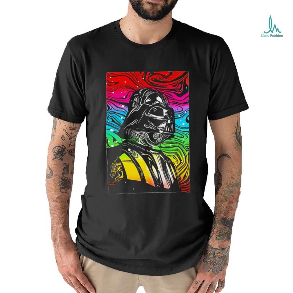 Psychedelic side of the force Darth Vader Star Wars shirt Psychedelic side of the force Darth Vader Star Wars shirt