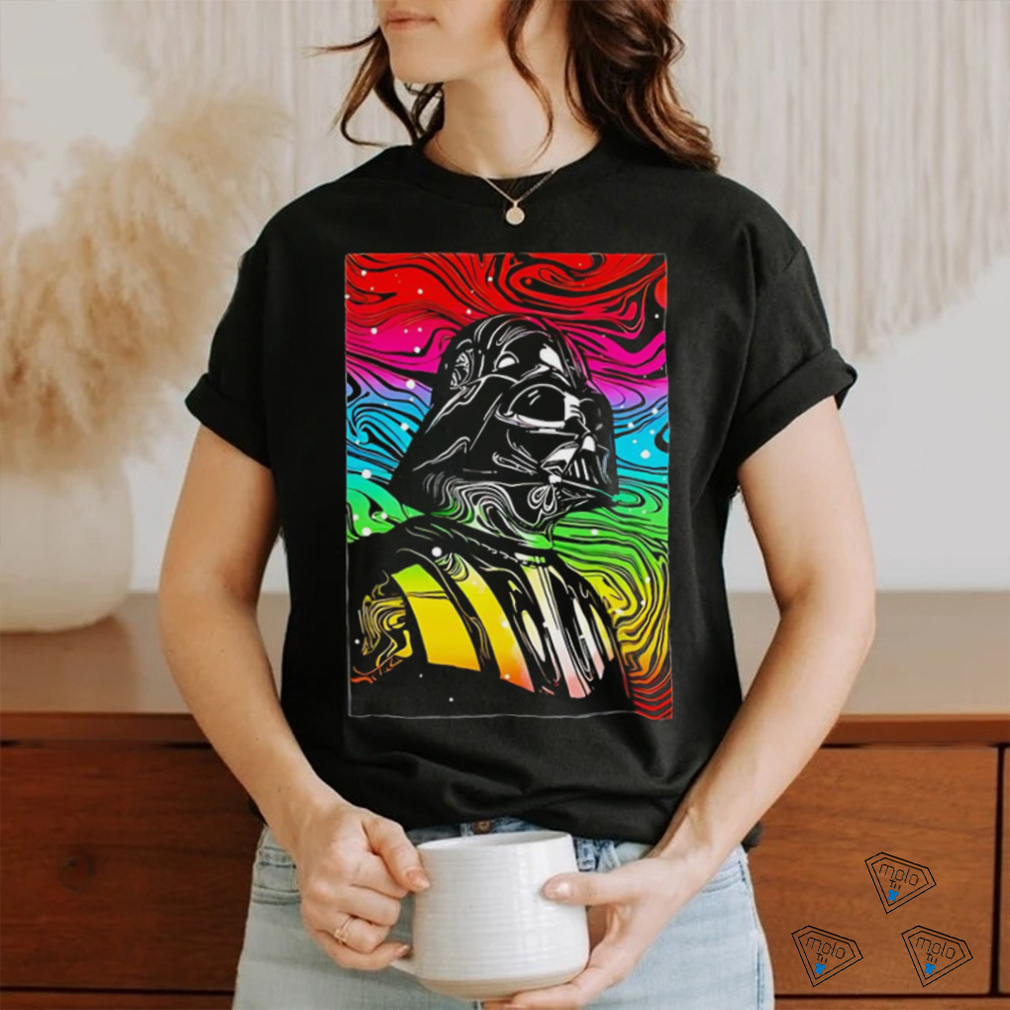 Psychedelic side of the force Darth Vader Star Wars shirt Psychedelic side of the force Darth Vader Star Wars shirt