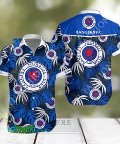 Rangers F.C. SPFL Team Limited Hawaiian Shirt