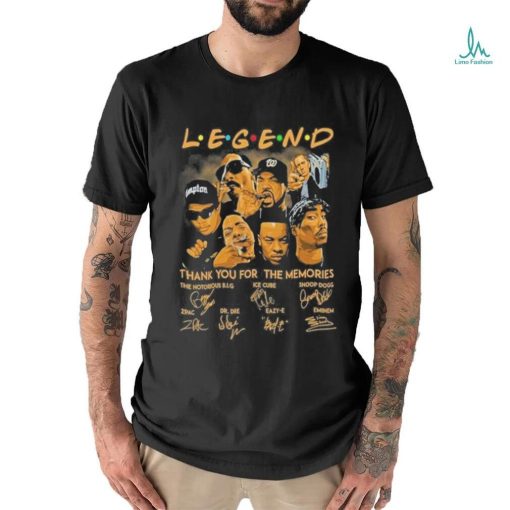 Rapper Legend Thank You For The Memories Signatures T Shirt