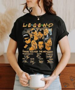 Rapper Legend Thank You For The Memories Signatures T Shirt