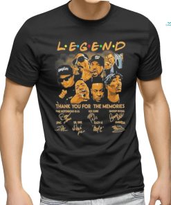 Rapper Legend Thank You For The Memories Signatures T Shirt