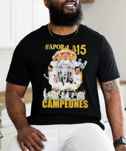 Real Madrid Apor La15 Campeones Shirt