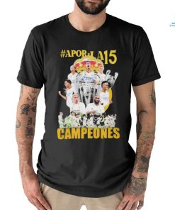 Real Madrid Apor La15 Campeones Shirt