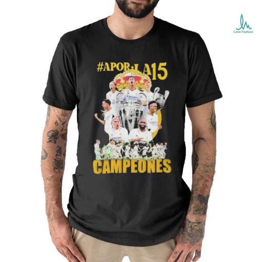 Real Madrid Apor La15 Campeones Shirt