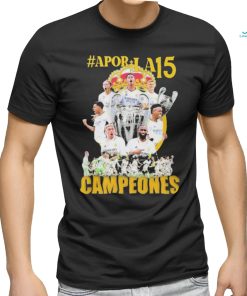 Real Madrid Apor La15 Campeones Shirt