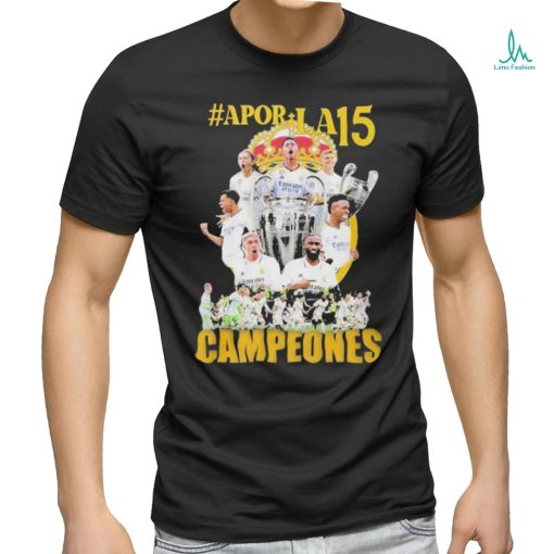 Real Madrid Apor La15 Campeones Shirt