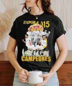 Real Madrid Apor La15 Campeones Shirt