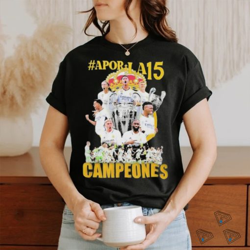 Real Madrid Apor La15 Campeones Shirt