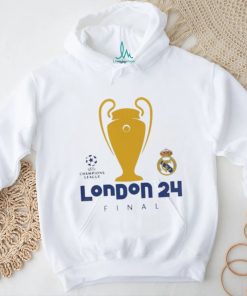 Real Madrid CF London 24 Final Champions League logo shirt