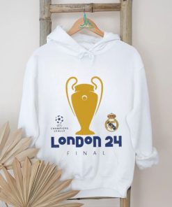 Real Madrid CF London 24 Final Champions League logo shirt