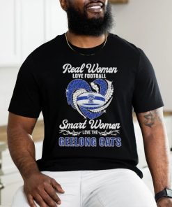 Real Women Love Football Smart Women Love The Geelong Cats Diamonds 2024 Shirt