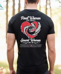 Real Women love hockey smart women love the Hurricanes Diamond Logo 2024 Shirt