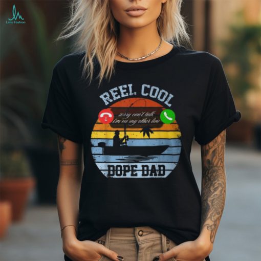Reel Cool Fishing Dad Classic Black Men’sFather’s T Shirt