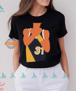 Reggie Miller choke sign shirt