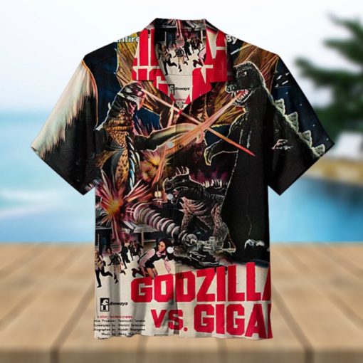 Release Of Godzilla Vs. Gigan Universal Hawaiian Shirt