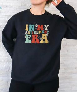 Retro Groovy In My Retirement Era Teacher Retired T Shirt