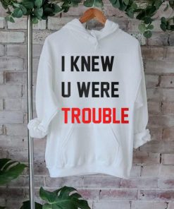 Retro I Knew U Were Trouble For Kid T Shirt