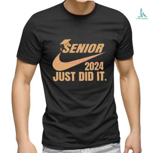 Retro senior 2024 just did it nike shirt