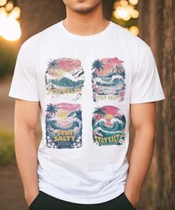 Retro stay salty beach vibes 2024 shirt