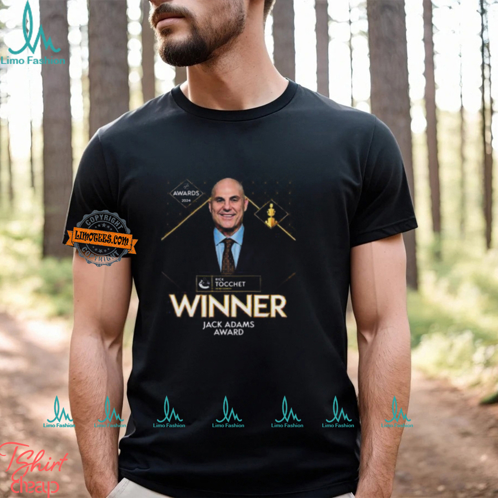 Rick Tocchet Of The Vancouver Canucks Is This Year’s Jack Adams Award Winner For Coach Of The Year Unisex T Shirt Rick Tocchet Of The Vancouver Canucks Is This Year’s Jack Adams Award Winner For Coach Of The Year Unisex T Shirt