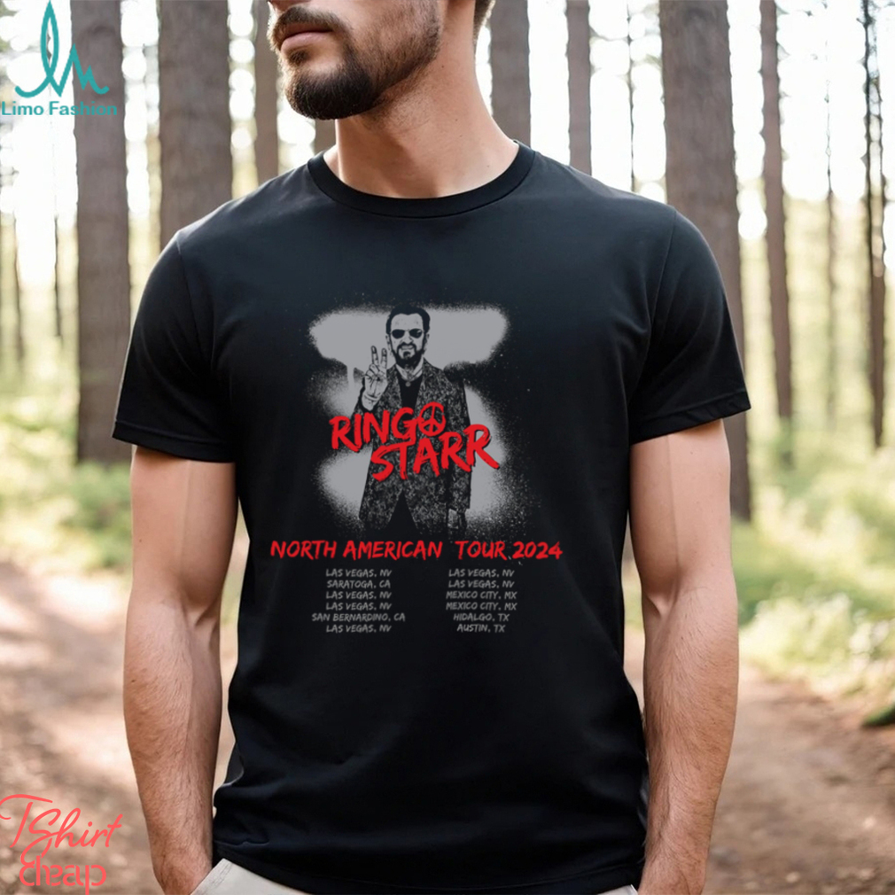Ringo Starr North American Tour 2024 Poster Shirt Ringo Starr North American Tour 2024 Poster Shirt