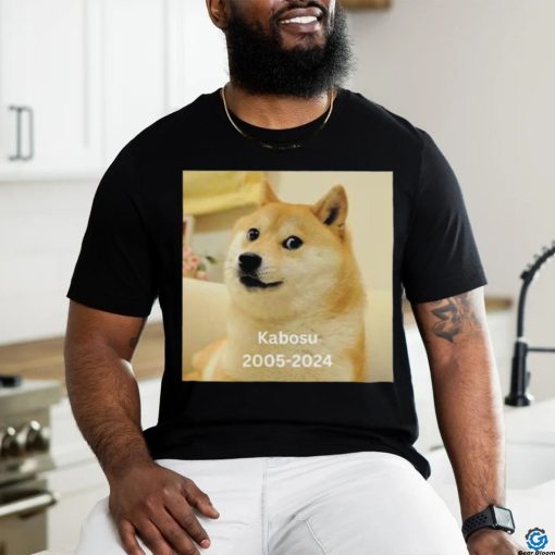 Rip doge kabosu 2024 inspired countless doge memes has died aged 18 shirt