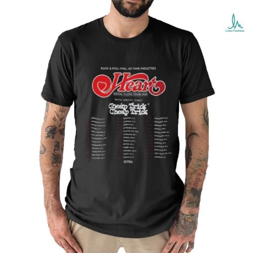 Royal Flush Tour 2024 Heart Band T Shirt