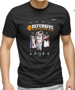Rudy Gobert wins his 4x Defensive Player of the Year shirt