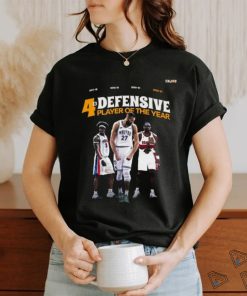 Rudy Gobert wins his 4x Defensive Player of the Year shirt