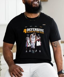 Rudy Gobert wins his 4x Defensive Player of the Year shirt